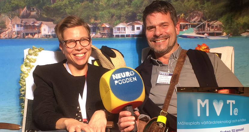 Neuros utredare Ida Malm intervjuas av Reflex Håkan Sjunnesson