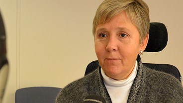 Lise Lidbäck, förbundsordförande i Neuro. Foto: Håkan Sjunnesson / Neuro
