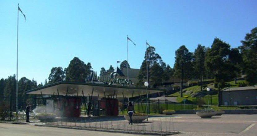 Entrén till Mariebergsskogen