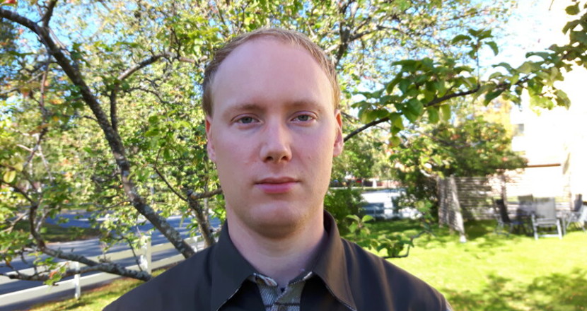 Porträttbild av Dan. Foto.