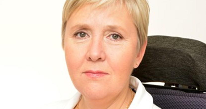 Lise Lidbäck, Neuros ordförande. Foto.