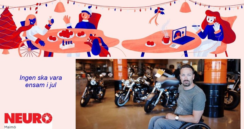 Ingen ska vara ensam i jul fotomontage. Foto: Anders Bryngel