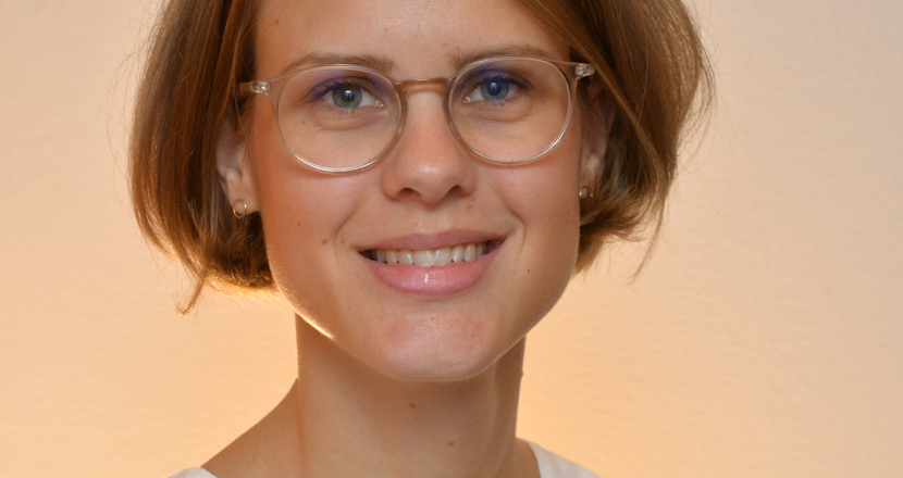 Porträttbild av Sara de Haas. Foto.