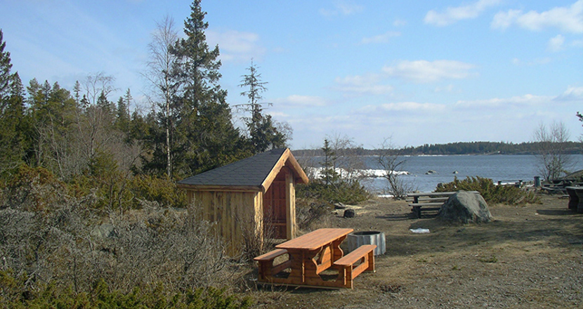 Grillplats vid Strömbäck -Kont