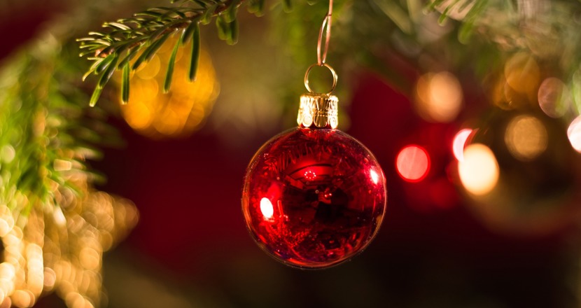 Foto på julgranskulor