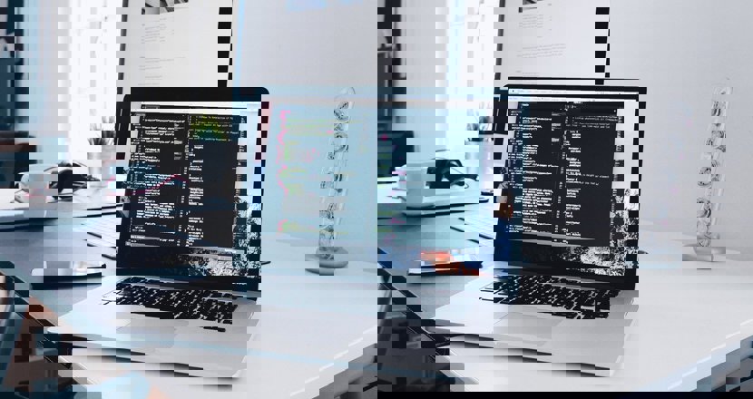 En datorskärm med ett datorprogram på. Foto.