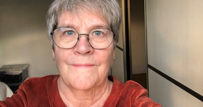 Porträttbild på Christina. Foto.