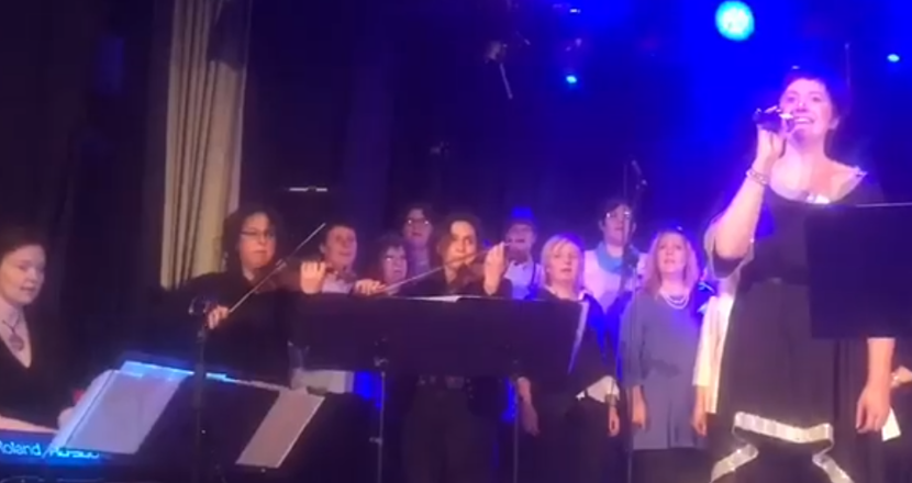 Musiker, kör och sångerska