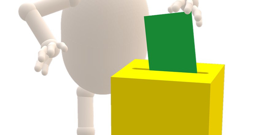 Figur med en valurna.