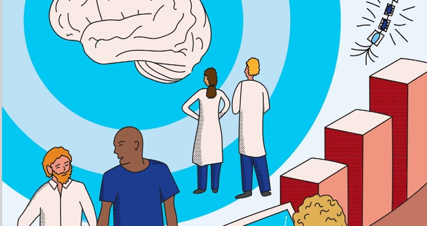 Tecknad bild neurosjukvård 