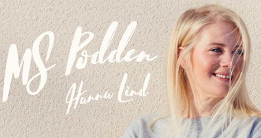 Hanna Lind som driver MS-podden
