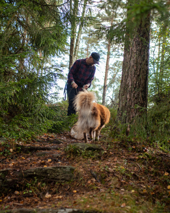 Träning i skogen Foto: Patrik Blom 2025