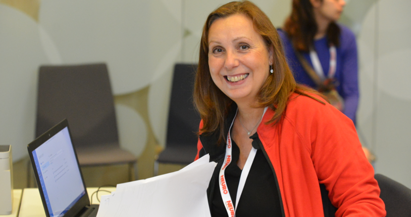 Foto på Helene Landersten, kommunikatör på Neuro