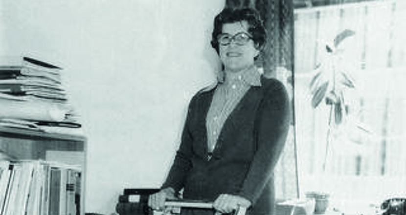 Aina Wifalk med sin rullator