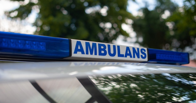 Taket på en ambulans