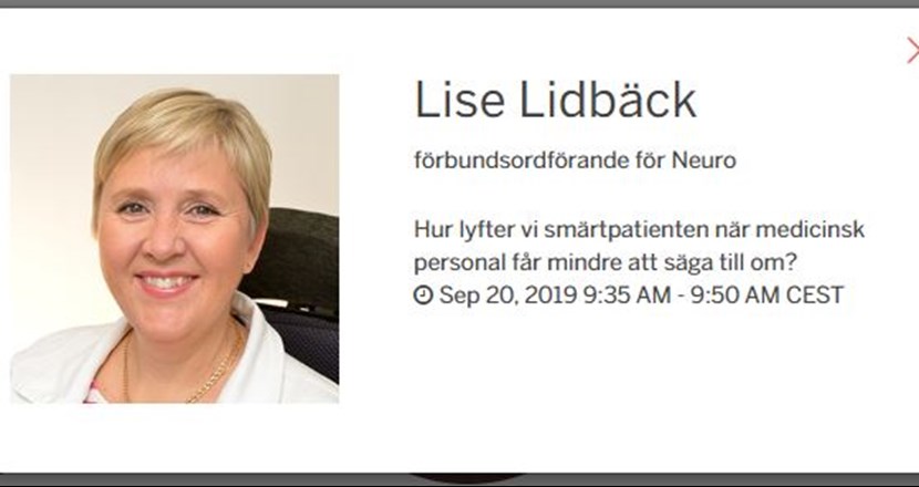 Lise Lidbäcks programpunkt