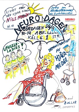 affisch för Neuro strängnäs neurodagsaktivitet den 28 september 2019