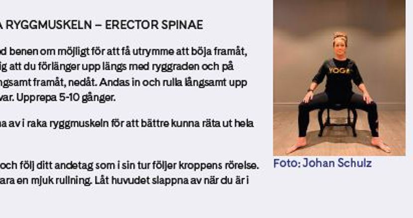 Yogaövning 3. Faksimil ur Reflex.