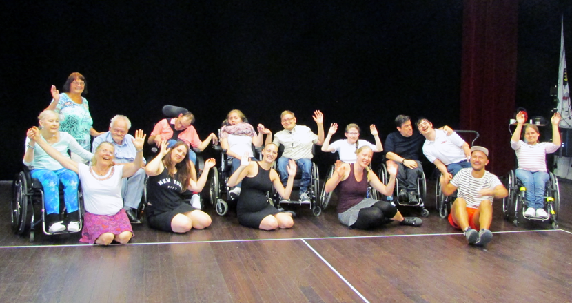 Medlemmar i Göteborgs rullstolsdans 2018.